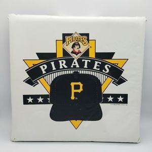 PITTSBURGH PIRATES MLB Stadium Seat Cushion 1992 Vintage KR Industries w Handle.
